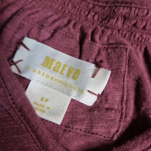 Maeve Mauve Tiered Blouse - Picture 4 of 6